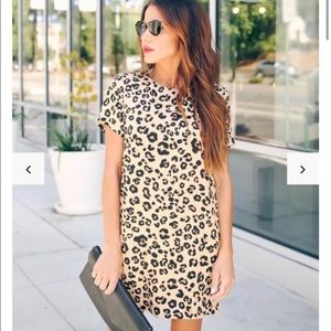 Leopard mini dress